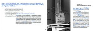 Imagebroschüre Doppelseite Deutschlandradio