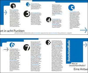 Flyer (Entwurf) Deutschlandradio