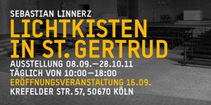 Lichtkisten St. Gertrud, Köln September 2011