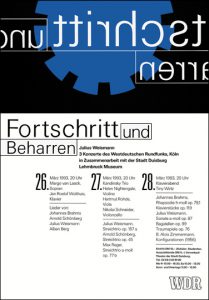 Plakat DIN A1 Westdeutscher Rundfunk