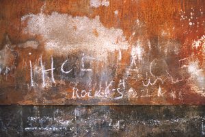 Schrift Zeichen Spuren 02 Mallorca 1996